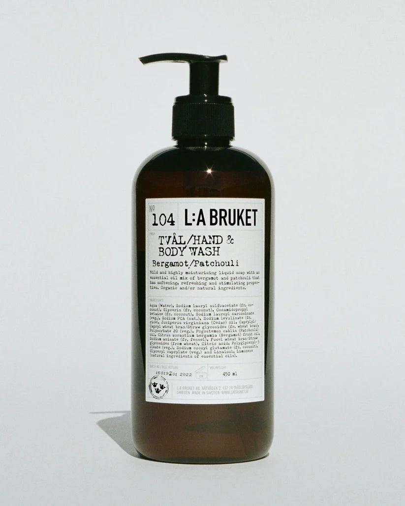 Labruket Hand and Body Wash - Bergamot / Patchouli - Franck Ebstein