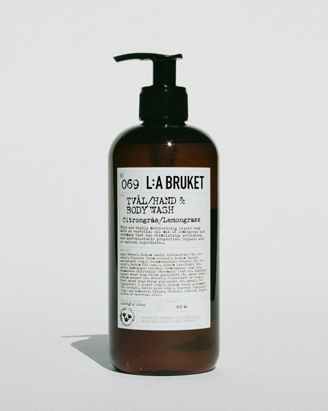 Labruket Hand and Body Wash - Lemongrass - Franck Ebstein