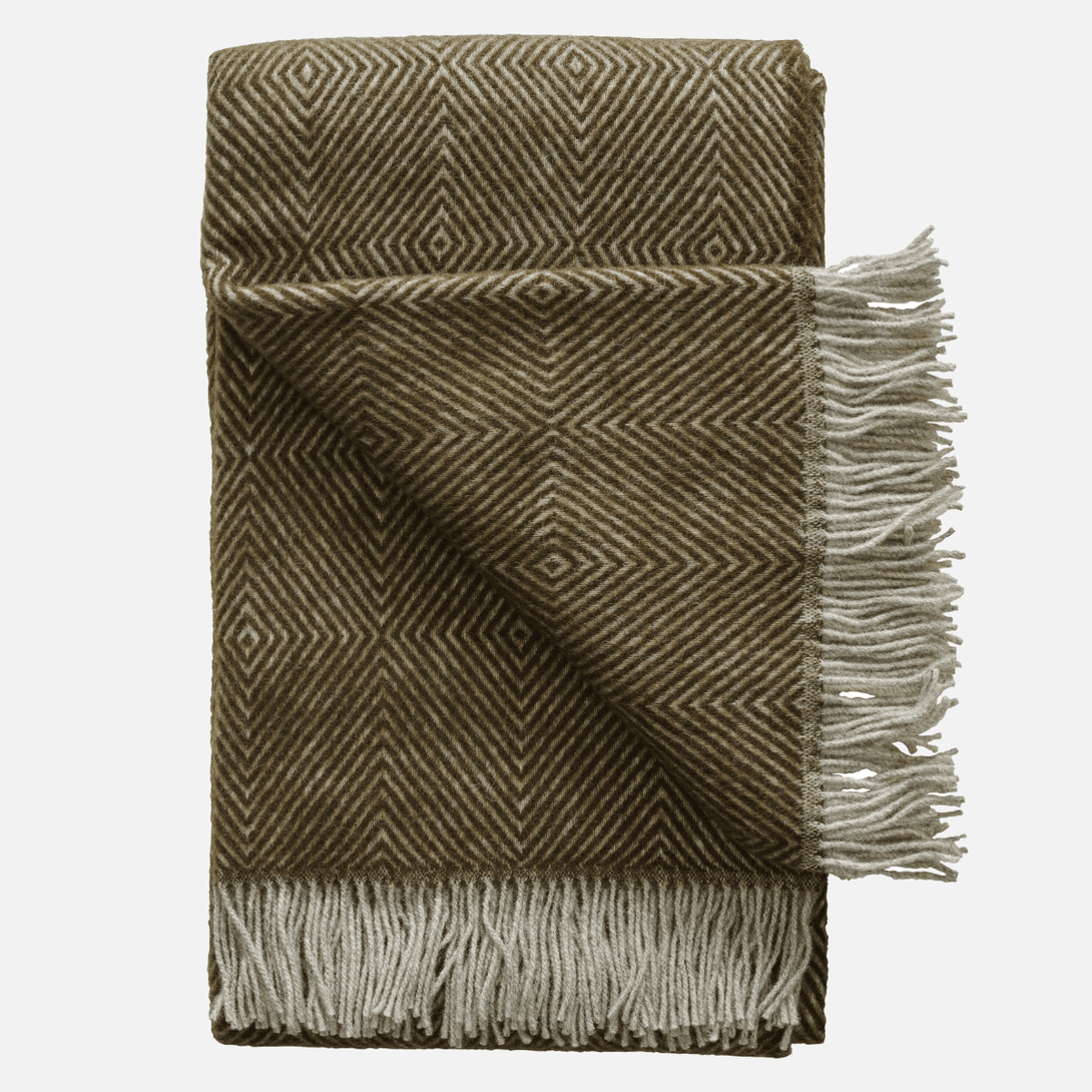 100% Natural Shades Gotland Fur Wool Throw